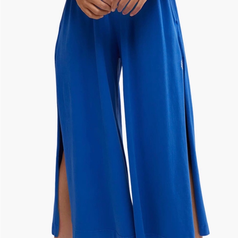 Free People Hot Shot slit wide leg pants